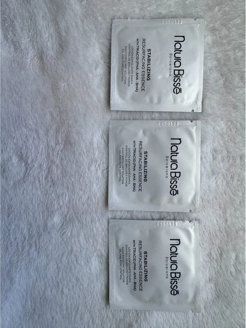 Natura Bisse Stabilizing Resurfacing Essence Samples X 3